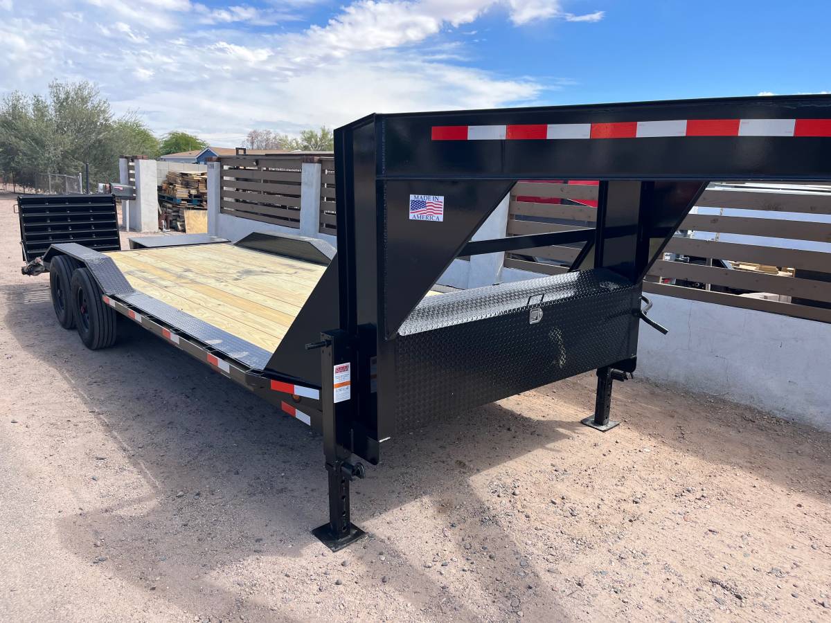 2026 gooseneck trailer equipment driver over fender 102”x24’, photo 5