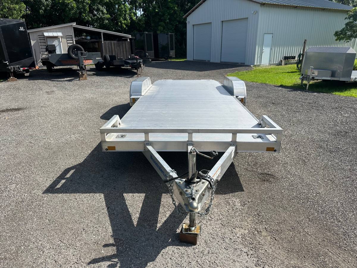 7x22 aluminum car hauler trailer, photo 2