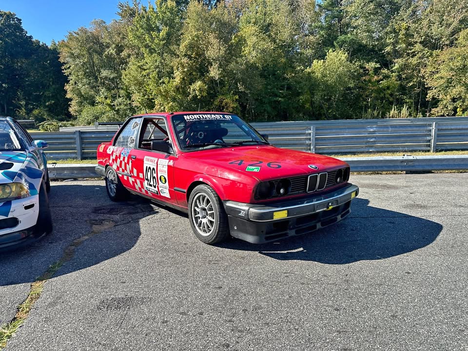 1988 BMW 325is E30 endurance / HPDE car, AER & ChampCar podiums