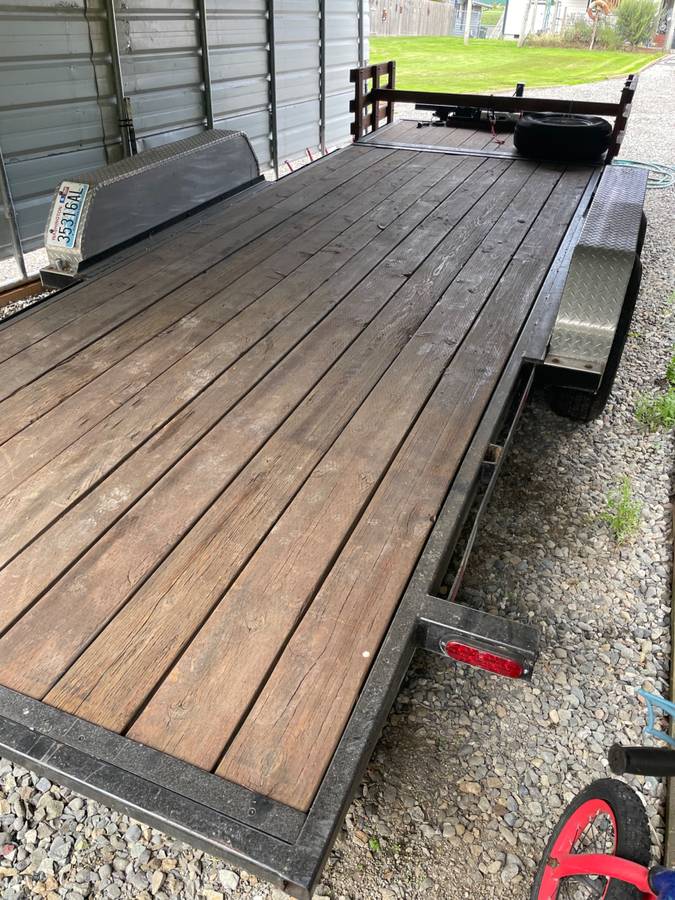 2018 22’ TUFF Tilt bed car trailer, photo 5