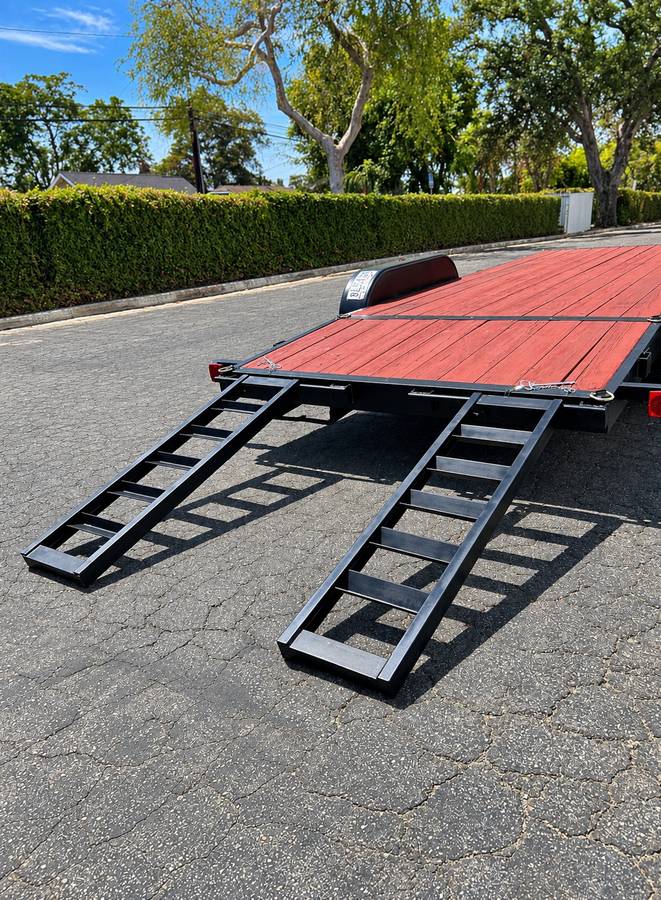 2021 Carson Flatbed / Car Hauler Trailer - 20 Ft - Heavy Duty, photo 5