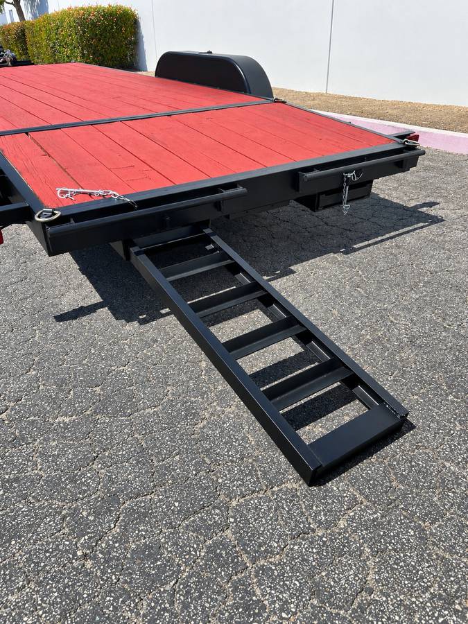 2021 Carson Flatbed / Car Hauler Trailer - 20 Ft - Heavy Duty, photo 6