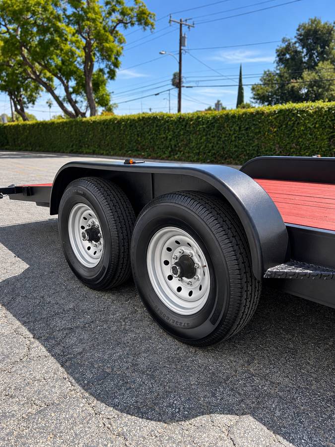 2021 Carson Flatbed / Car Hauler Trailer - 20 Ft - Heavy Duty, photo 7