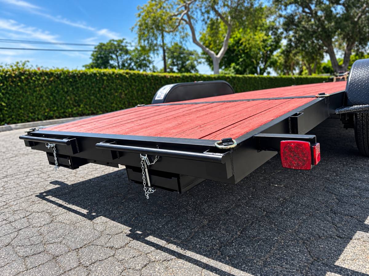 2021 Carson Flatbed / Car Hauler Trailer - 20 Ft - Heavy Duty, photo 8