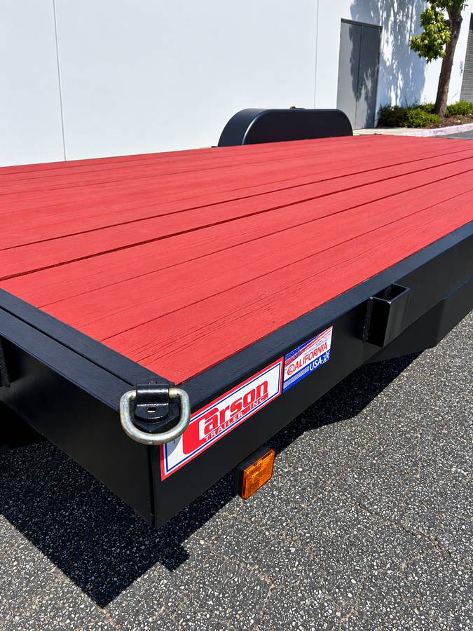 2021 Carson Flatbed / Car Hauler Trailer - 20 Ft - Heavy Duty, photo 9