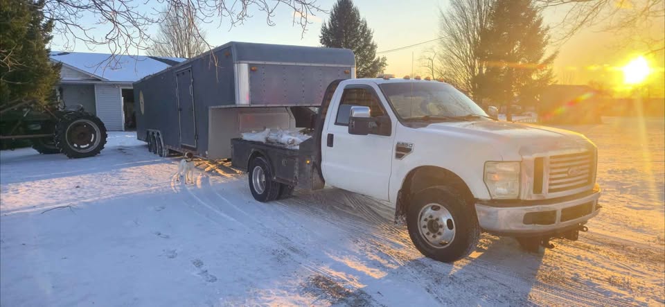 1998 United Expressline 40 ft gooseneck car hauler trailer, photo 4