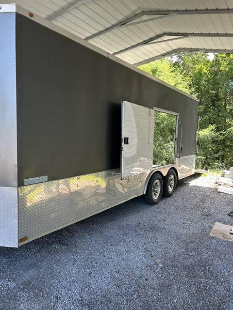 Custom 20' Car Trailer with Track Set-Up, photo 2