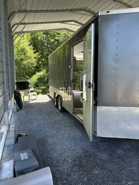 Custom 20' Car Trailer with Track Set-Up, photo 3