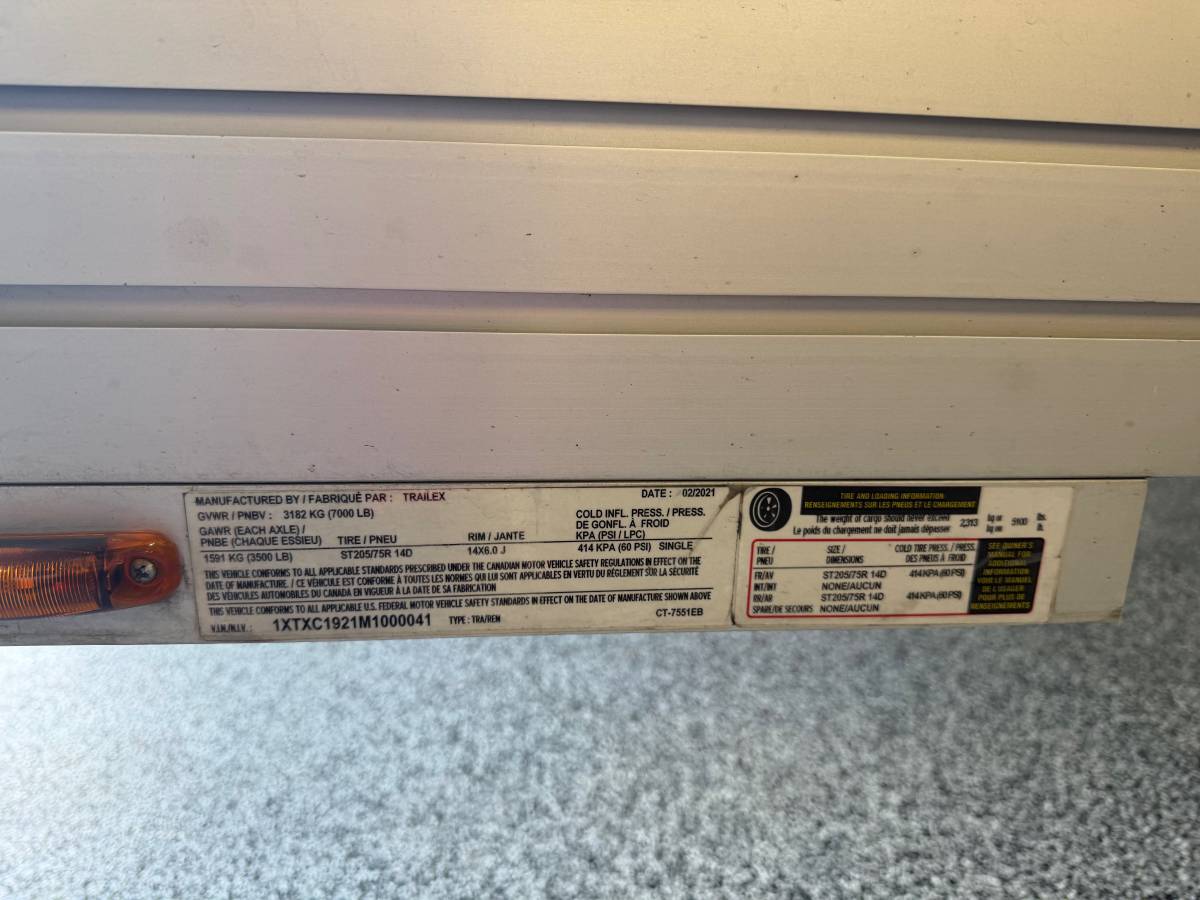 2021 Trailex CT-7551 Aluminum Car Hauler – Upgraded, photo 3