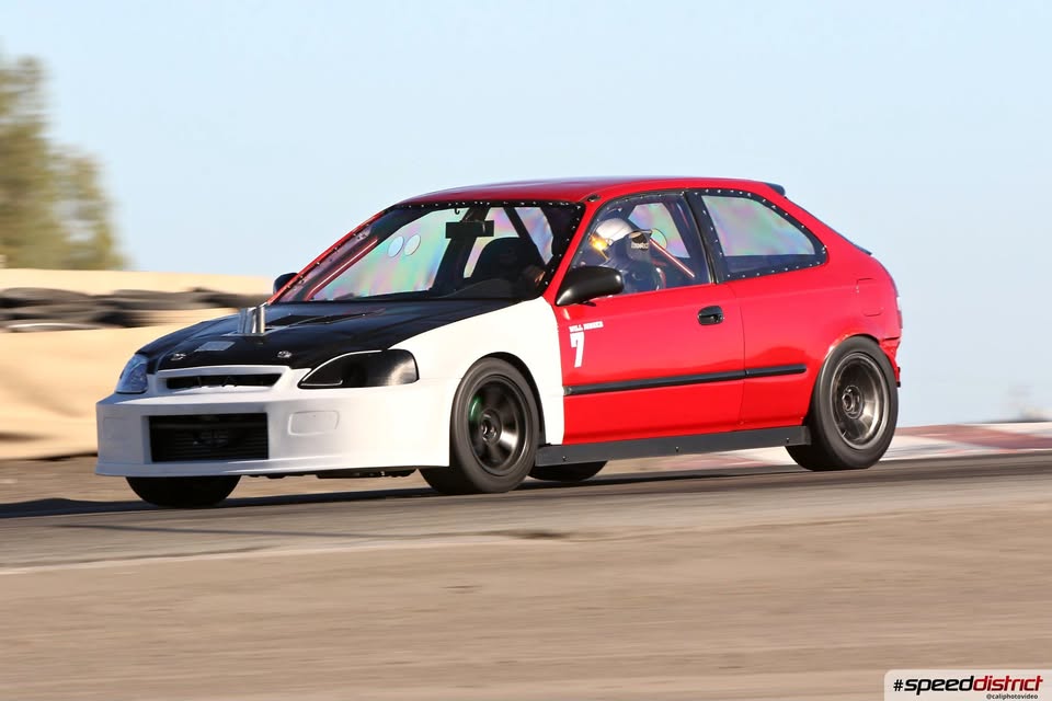 1996 Honda Civic turbo street-legal race car, time attack