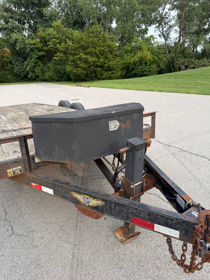 2012 H&H 22’ Hydraulic Tilt Flatbed Trailer, photo 11