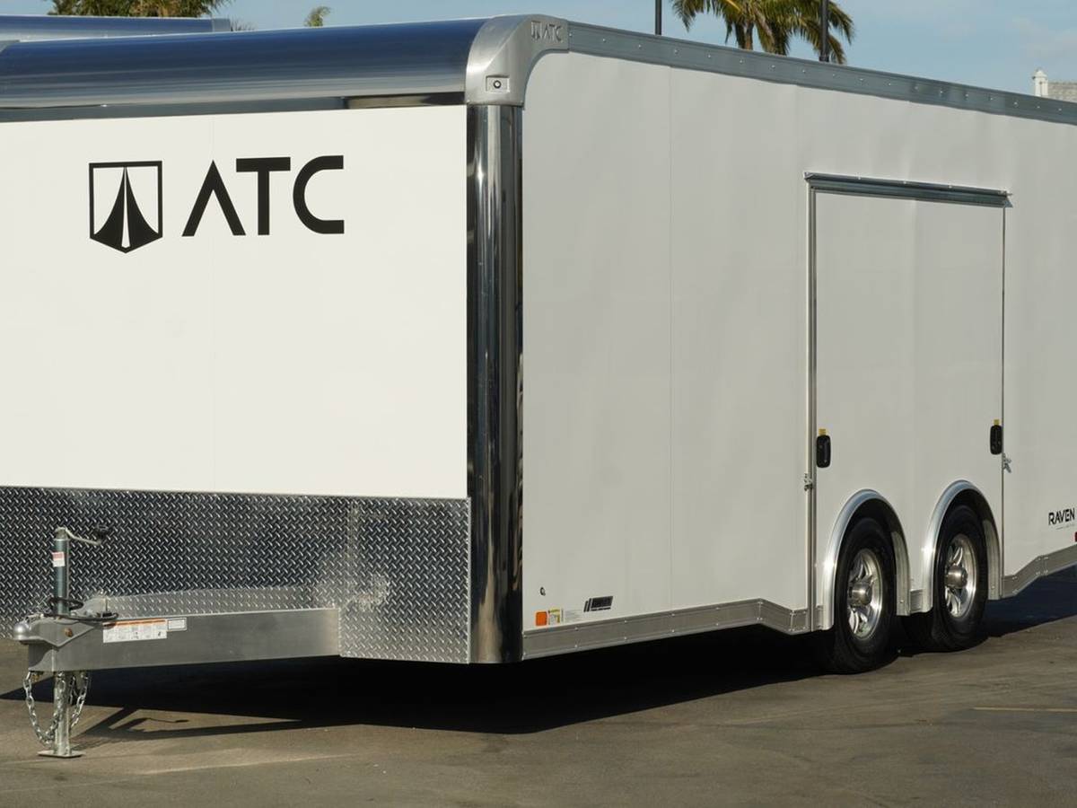 2022 ATC Raven Limited 20ft Aluminum Car Hauler Trailer, photo 3