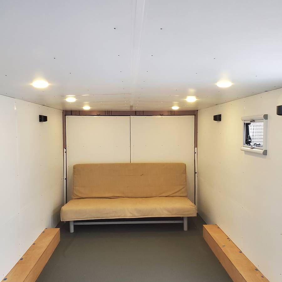 2022 Look aluminum 4 season ski shack / toy hauler enclosed trailer, photo 2