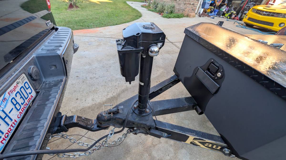 18' Kaufman Auto Trailer – Diamond Deck, Dovetail, Winch, Upgrades, photo 8