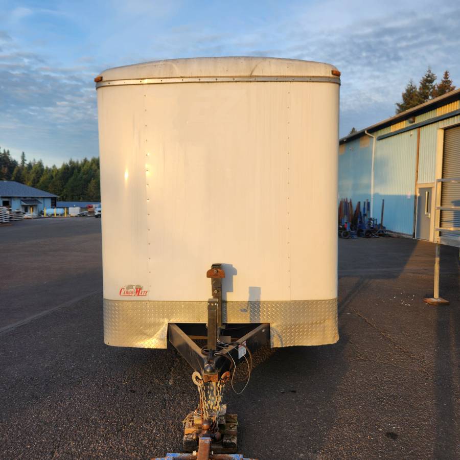 2015 Cargo Mate 8x20 Enclosed Cargo Trailer 14k GVWR Over-Height Ramp, photo 2