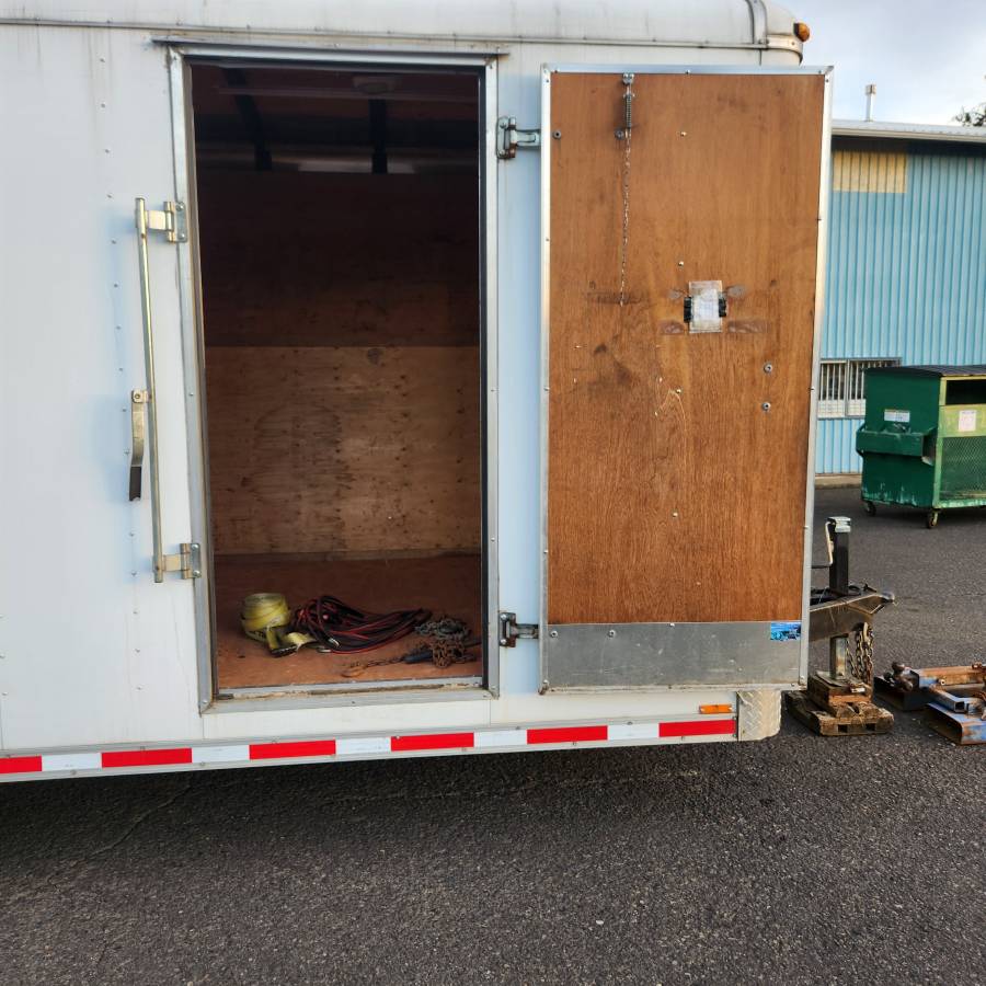 2015 Cargo Mate 8x20 Enclosed Cargo Trailer 14k GVWR Over-Height Ramp, photo 9