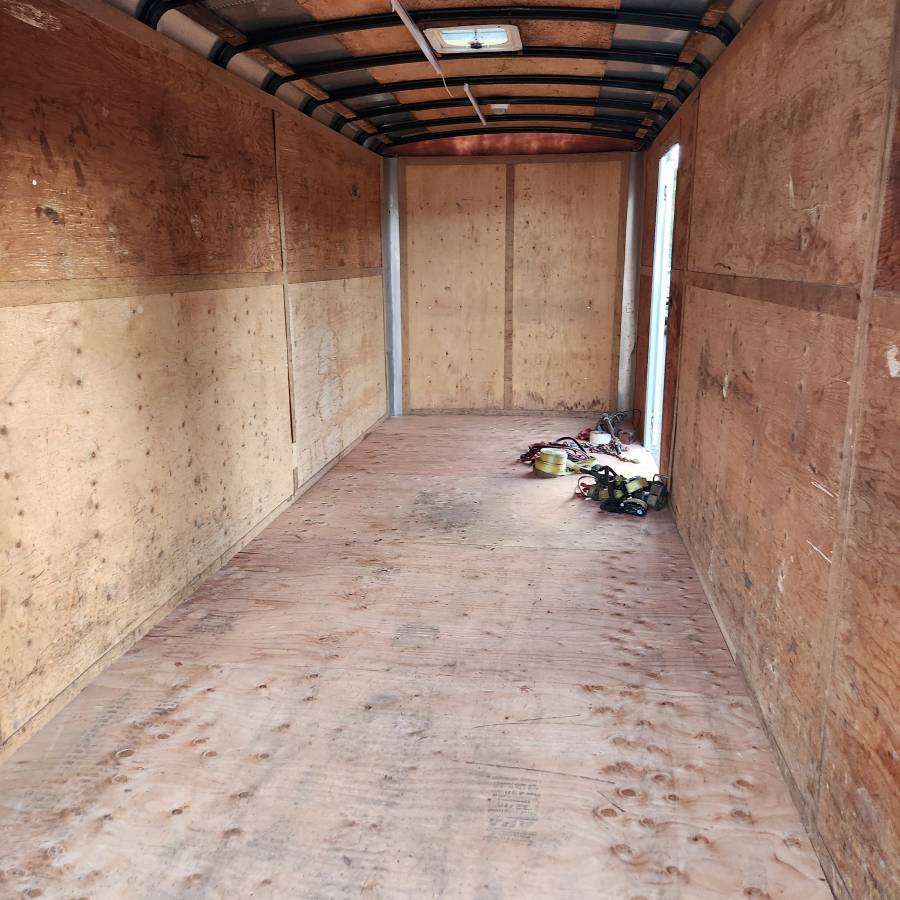 2015 Cargo Mate 8x20 Enclosed Cargo Trailer 14k GVWR Over-Height Ramp, photo 10