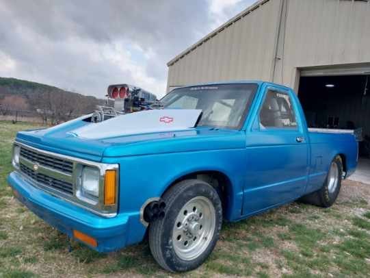 1992 Chevrolet S10 drag truck roller, 8.50 certified cage, photo 5