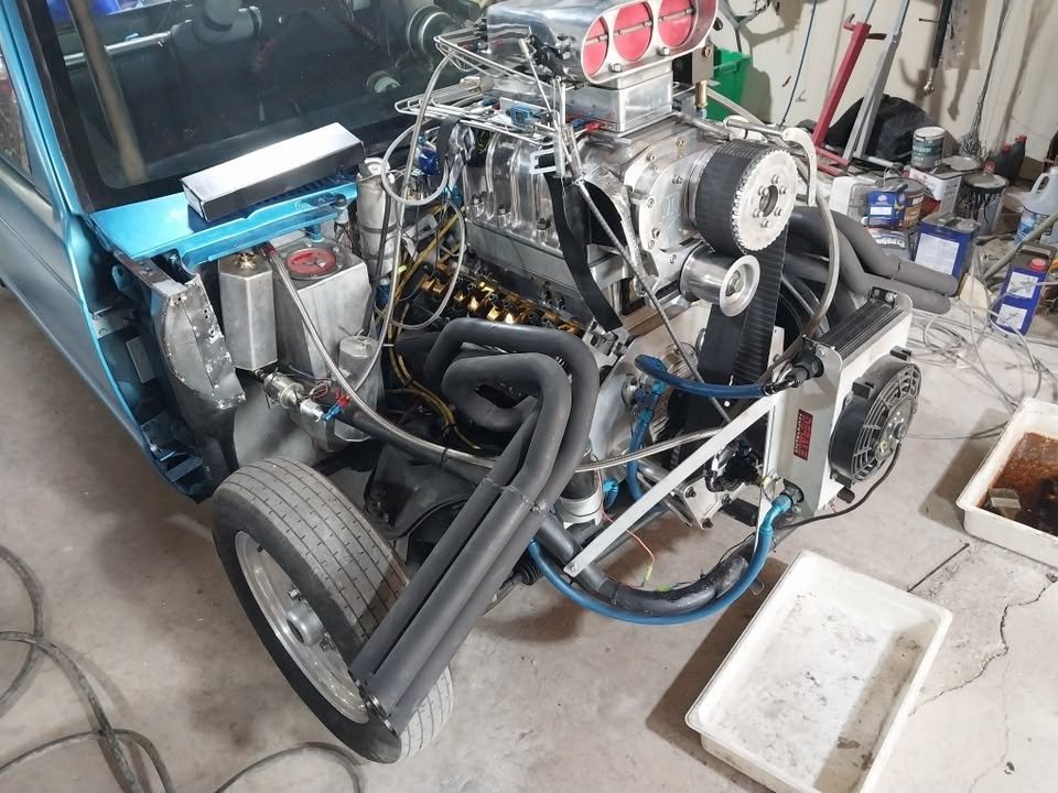 1992 Chevrolet S10 drag truck roller, 8.50 certified cage, photo 10