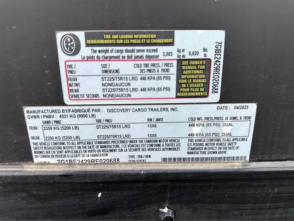 2024 Discovery 8.5x24 enclosed car hauler, 7 ft interior height, photo 9