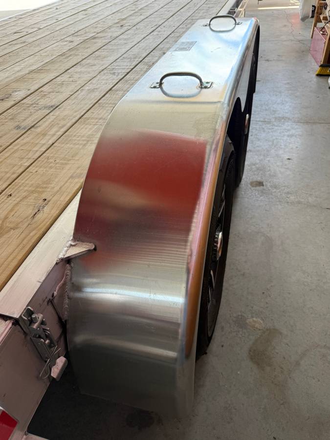 2023 aluminum 22’ H&H car hauler trailer with ramps, photo 7