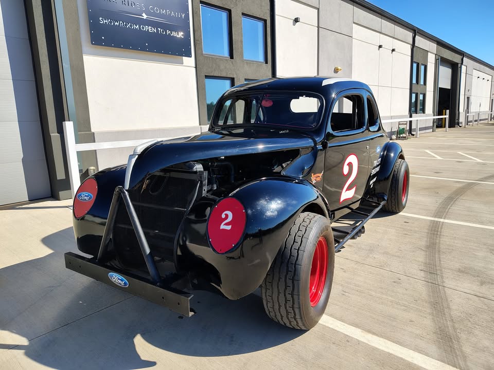 1940 Ford Deluxe dirt track race car, flathead V8, bill of sale, photo 2
