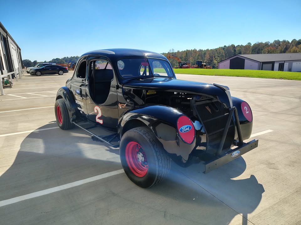 1940 Ford Deluxe dirt track race car, flathead V8, bill of sale, photo 3
