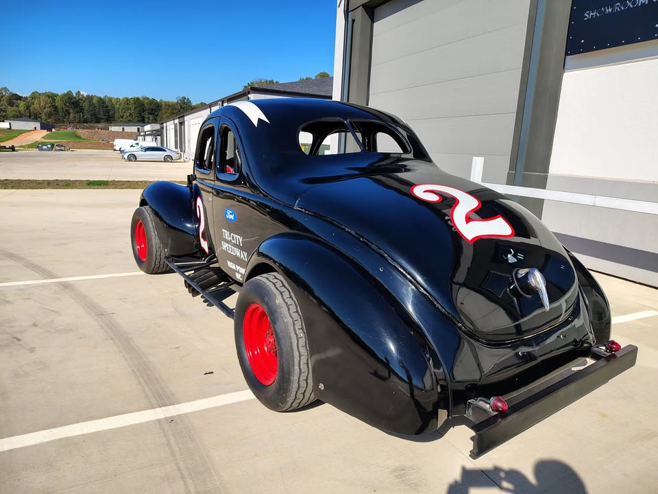 1940 Ford Deluxe dirt track race car, flathead V8, bill of sale, photo 4