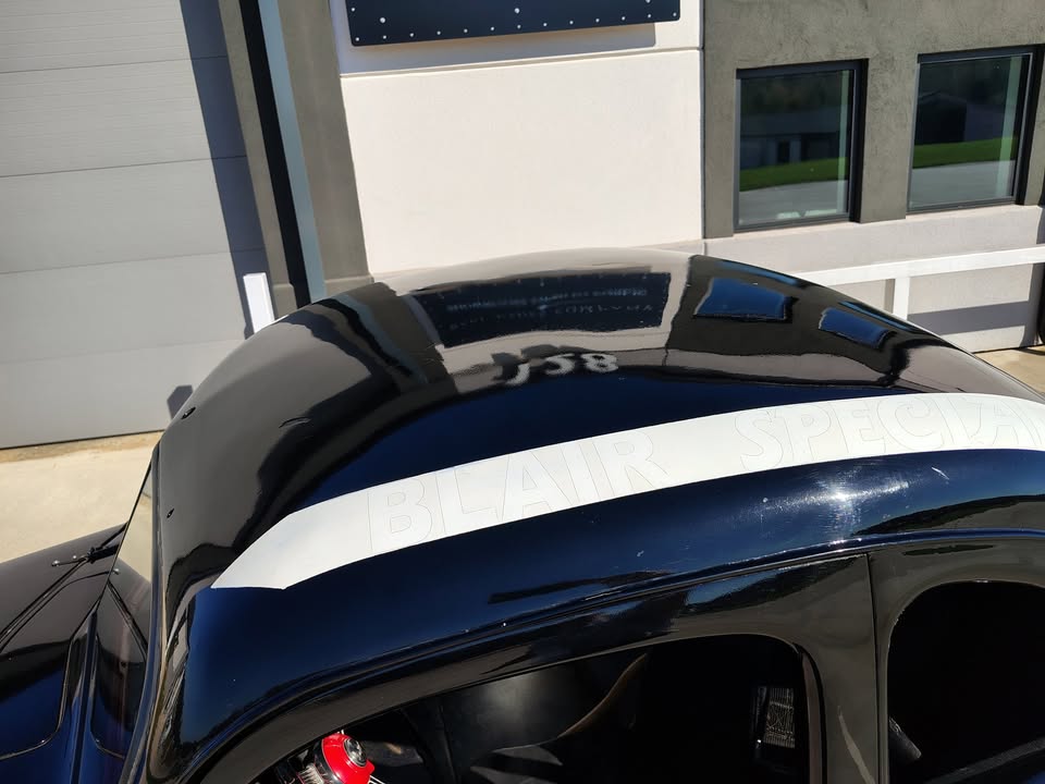 1940 Ford Deluxe dirt track race car, flathead V8, bill of sale, photo 10