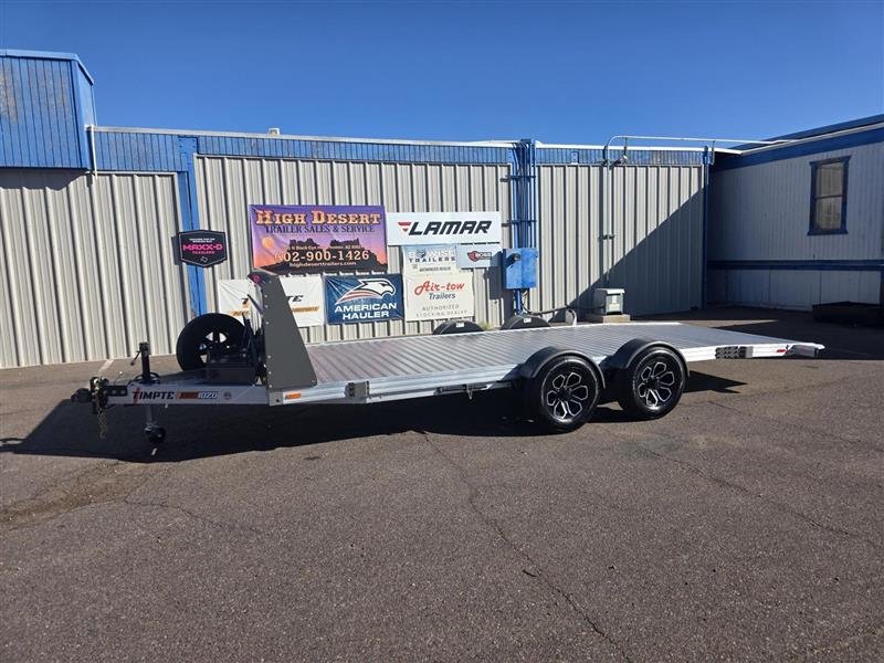 2027 Timpte 1020 aluminum drop-deck car hauler, winch, photo 2