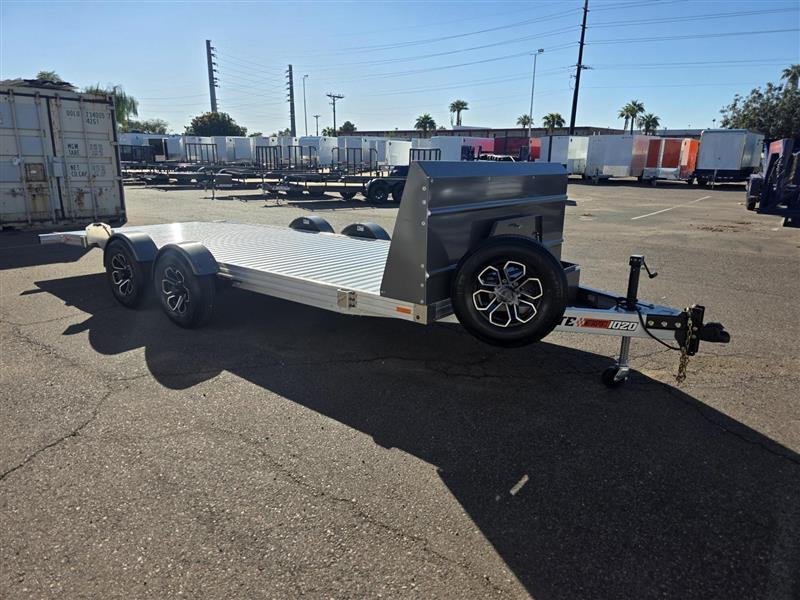 2027 Timpte 1020 aluminum drop-deck car hauler, winch, photo 4