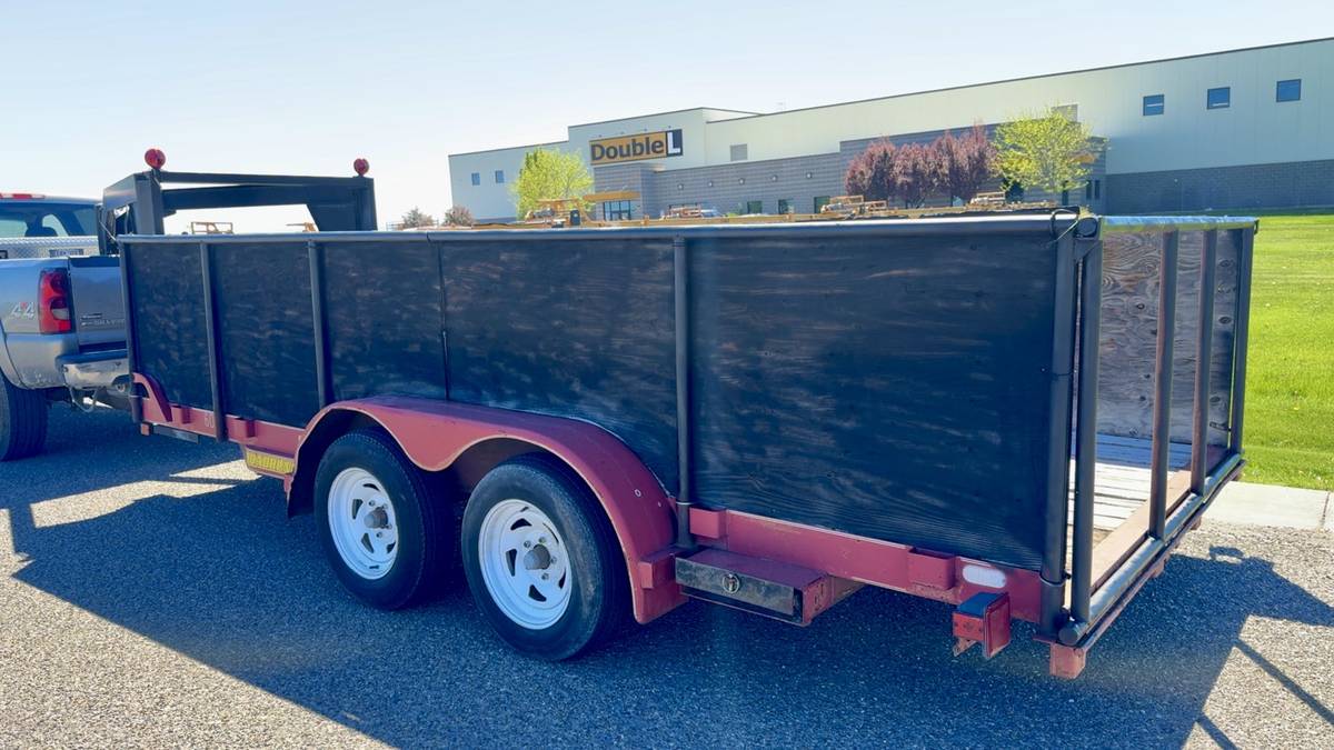 Gooseneck trailer 7x16 car hauler or landscaping trailer, photo 2