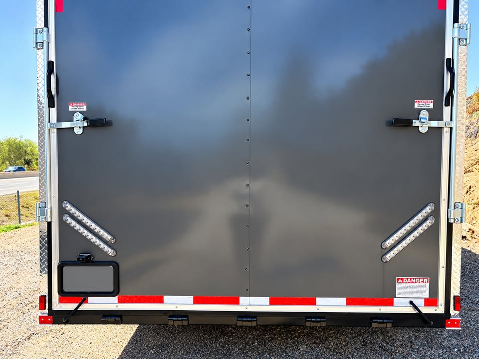 2027 36 ft heavy duty enclosed car hauler, dual side doors, photo 18