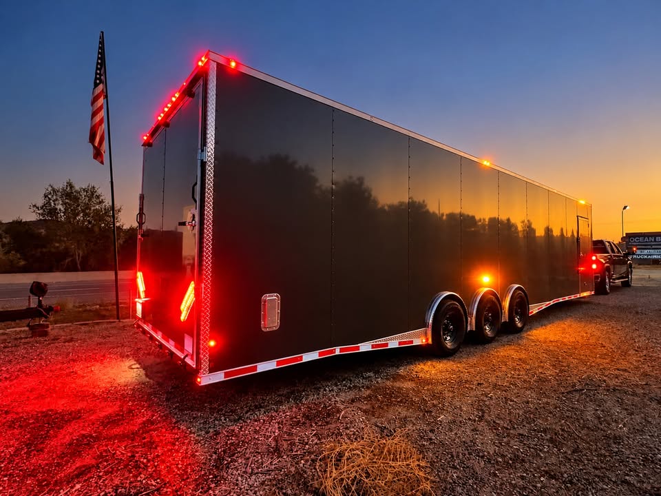 2027 36 ft heavy duty enclosed car hauler, dual side doors, photo 19
