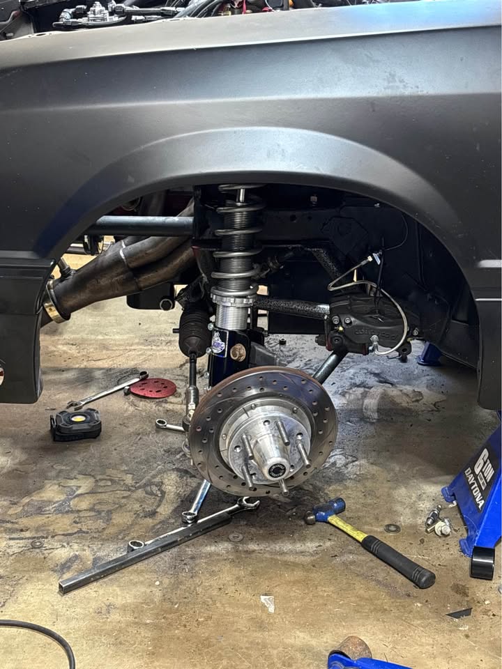 1987 Ford Mustang small-tire drag car, 393 Windsor, nitrous, 5.92 ET, photo 3