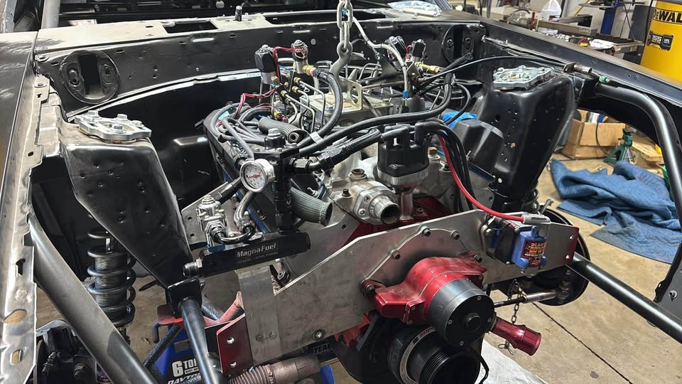 1987 Ford Mustang small-tire drag car, 393 Windsor, nitrous, 5.92 ET, photo 8