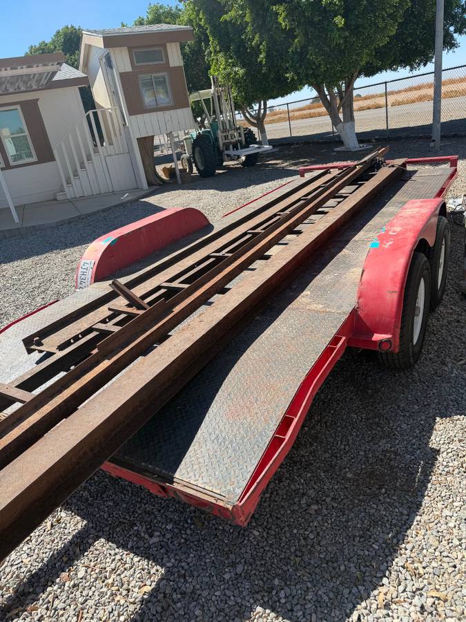 Heavy duty car trailer, photo 8