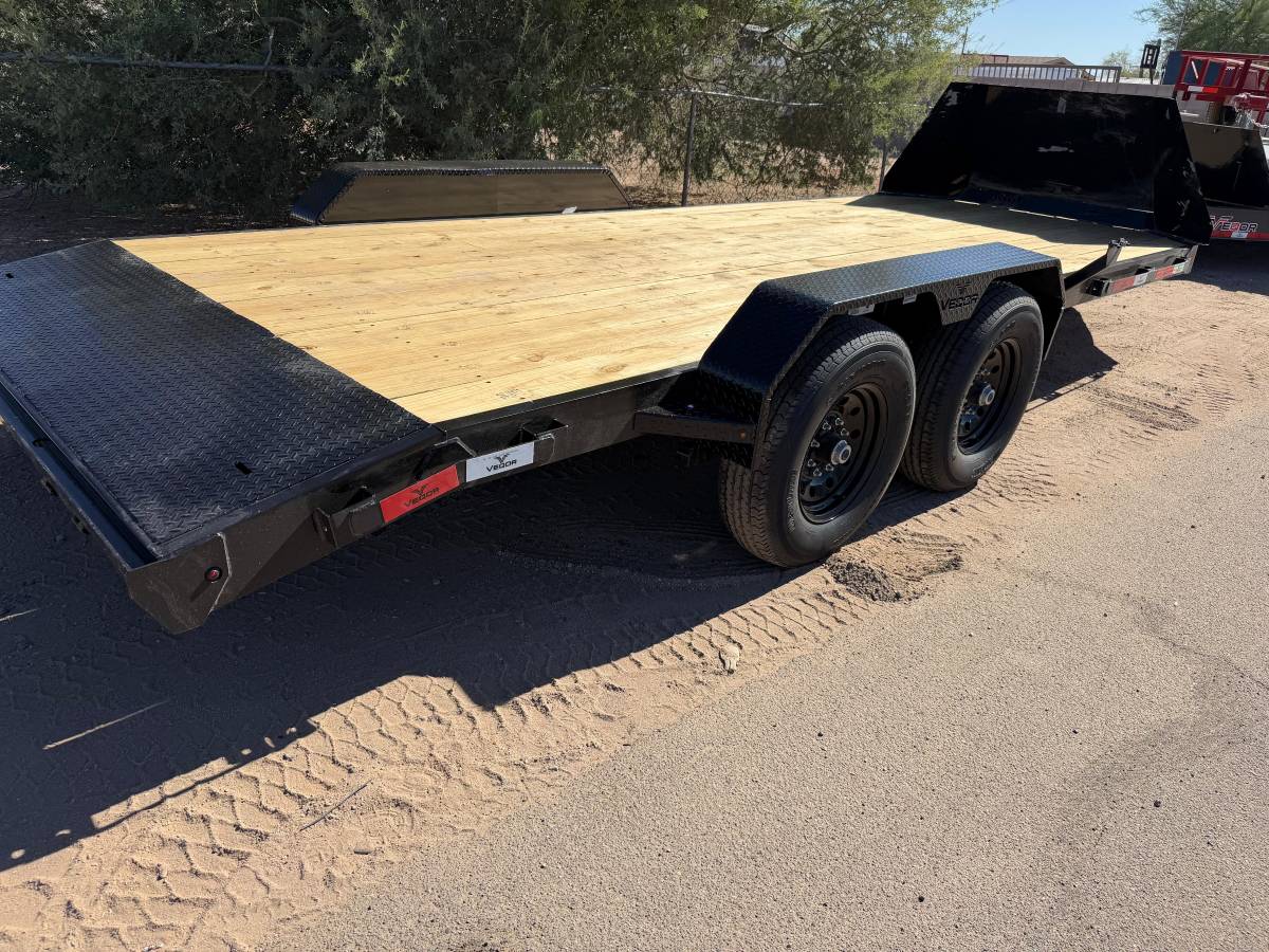 2026 trailer equipment car hauler trailer 7’x20’, photo 2