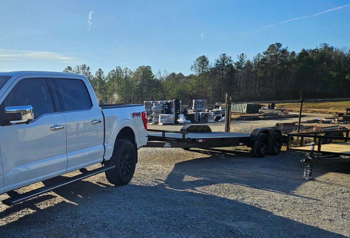 2026 Car Trailer 7x20ft Steel Deck 10k lbs, photo 2