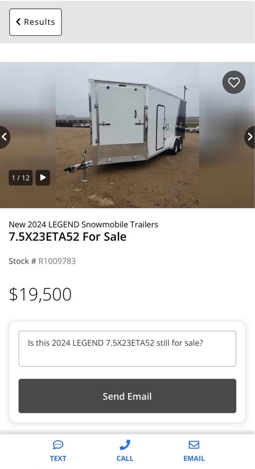2020 Forest River 7x23 aluminum enclosed cargo trailer, photo 19