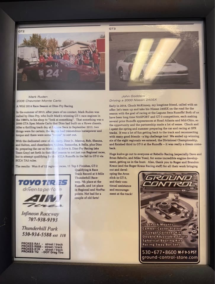 2006 Monte Carlo tube-frame SCCA GT-2 car, photo 8