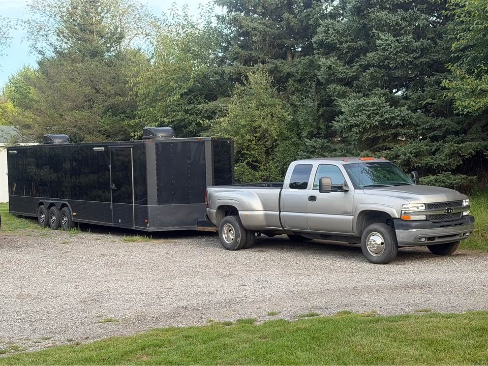2019 2019 Freedom 34′ Enclosed Race Car Trailer | Dual A/C | Triple Axle sale or trade, photo 4