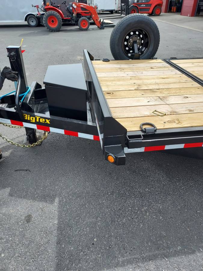Big Tex Car Trailer 14000 pound 20ft Split Deck, photo 2