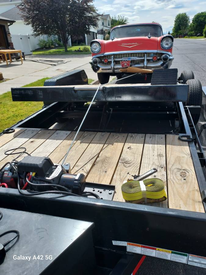 Big Tex Car Trailer 14000 pound 20ft Split Deck, photo 3