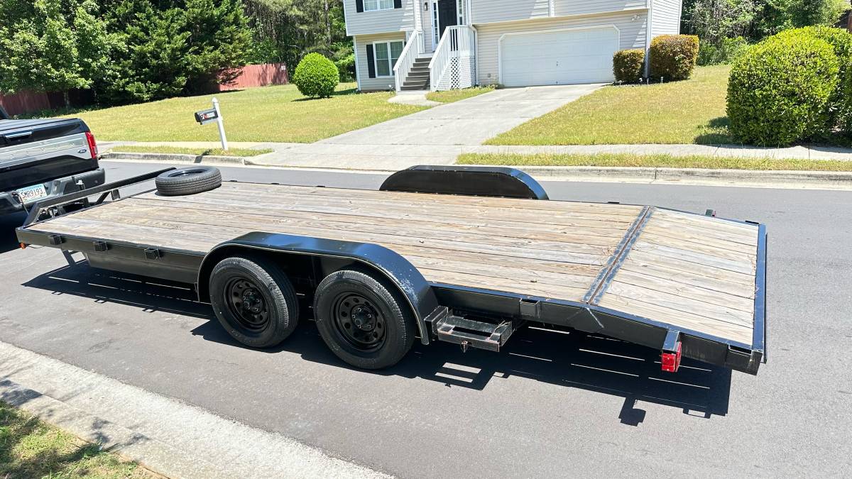 7x20 car hauler long haul trailer, photo 2