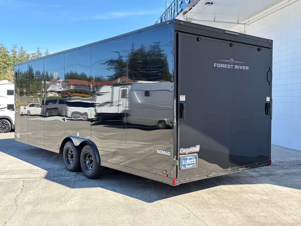 2027 Forest River Cargo King Nomad 8.5x24 enclosed car trailer, photo 3