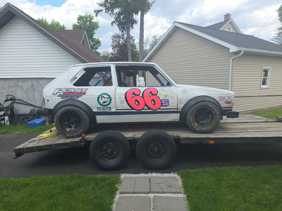 1984 VW Rabbit dirt track car, 2023 DIRTcar series winner, photo 2