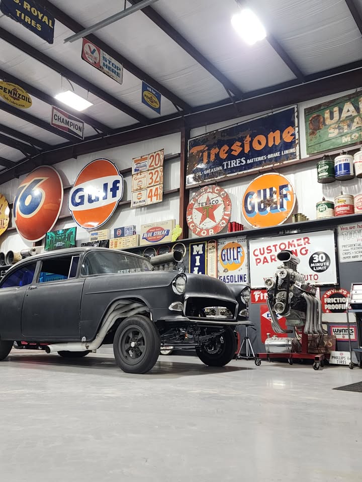1955 Chevrolet Bel-Air gasser, 540 big block, 904 hp dyno, photo 18