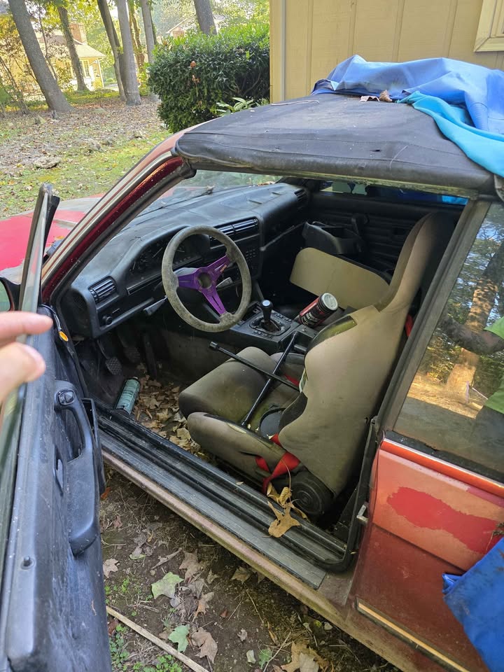 1988 BMW 325i convertible, clean title, extra engine parts, photo 3