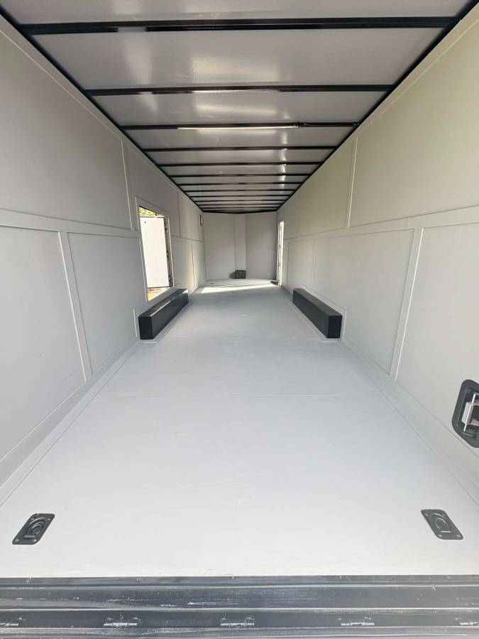 Custom 28 ft Commercial Build Car Hauler trailer + escape door, photo 7